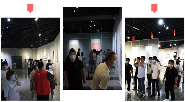 城投集團組織參觀“千秋偉業(yè)·百年輝煌”紅色經典美術作品展
